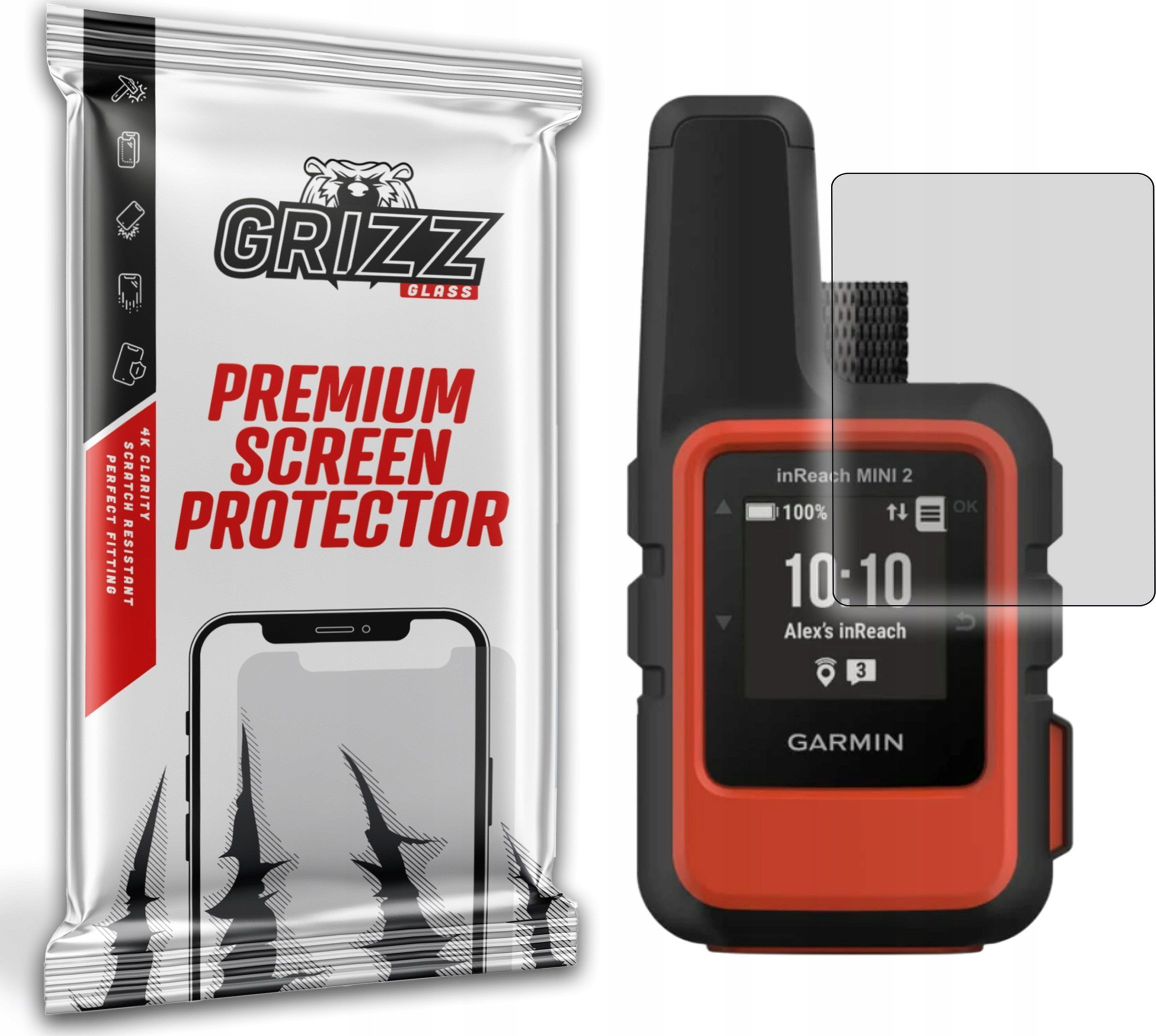 Mburojë ekrani matte GrizzGlass PaperScreen për Garmin inReach Mini 2