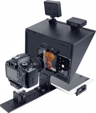 Teleprompter Feelworld TP13A, 13", kënd i gjerë, për smartphone dhe tablet