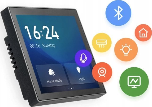 Panel i mençur kontrolli ExtraLink Smart Life EX.32664, ekran 4", Wi‑Fi Bluetooth Zigbee, i bardhë