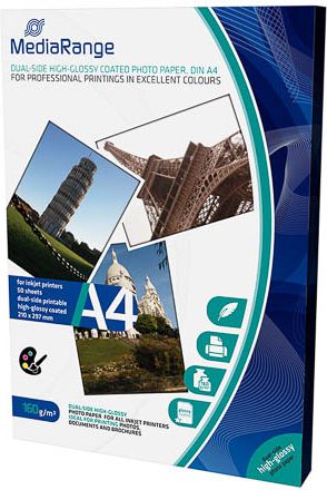 Letër printeri MediaRange A4, e bardhë