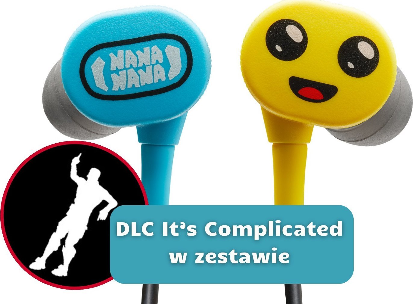 Kufje gaming POWERA Fortnite Peely, për Nintendo Switch, në vesh, shumëngjyrëshe