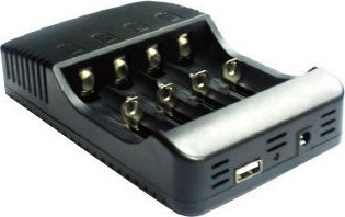 Karikues multifunksional Extra Digital DV00DV2817, 4 kanale, USB power bank, gri