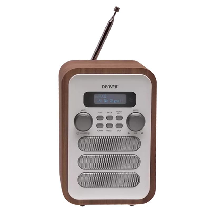 Denver FM Radio with Bluetooth DAB-48 White