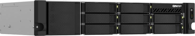 Server skedarësh Qnap TS-873AeU-RP-4G, 8 slote, rack 2U, i zi