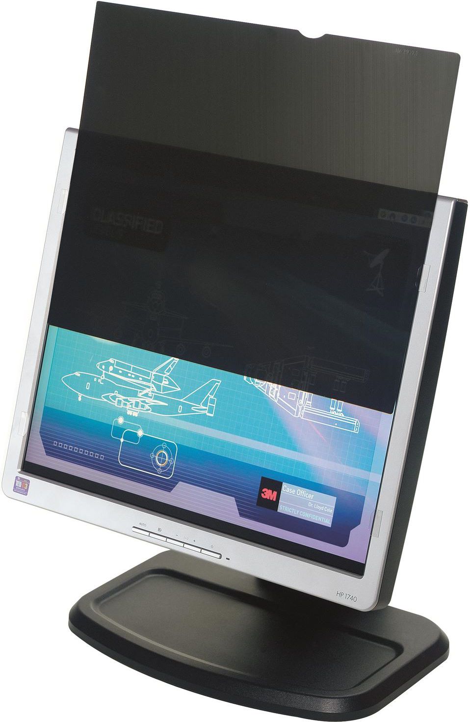 Filter i privatësisë për ekran 3M PF 27.0W (98044054207), 27" , i zi