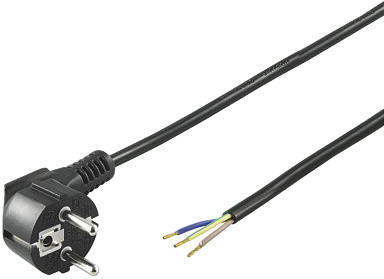 Kabllo PremiumCord Flexo 230V, 2m, e zezë