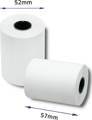 Термички ролни Qoltec QOLTEC 57mm x 30m, 55g/m², сет 10 парчиња