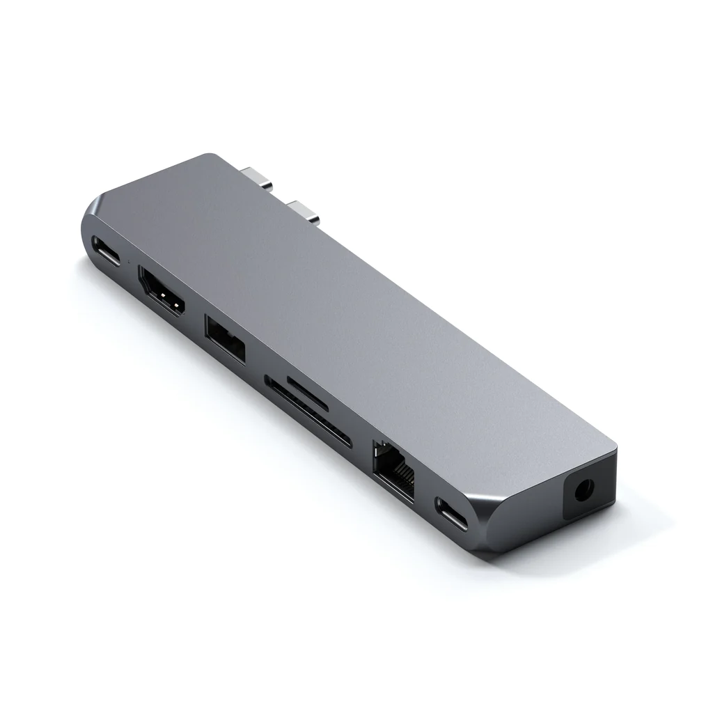 USB Hub Satechi Pro Hub Max, i hirtë