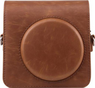 Këllëf kamerë LoveInstant Instax Square SQ1, lëkurë eko, me rrip, kafe