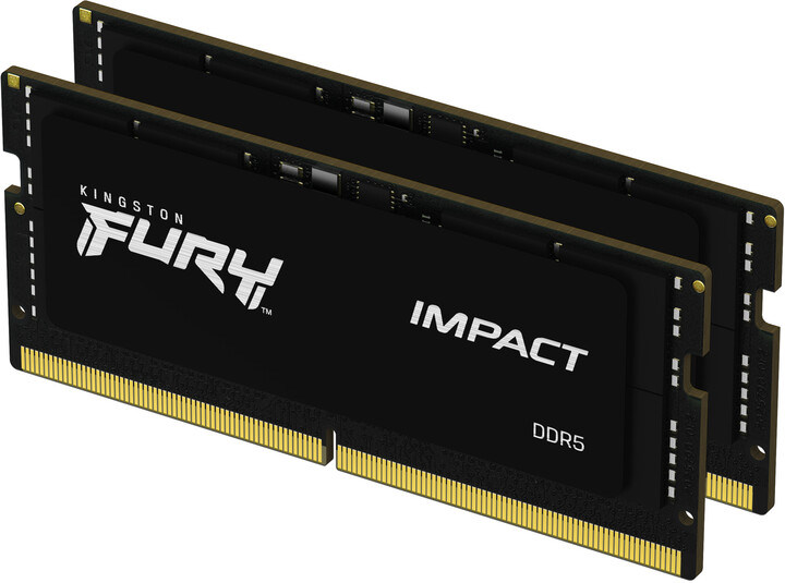 Оперативна меморија Kingston Fury Impact 32GB (2x16GB) DDR5 6000 CL38 SO-DIMM