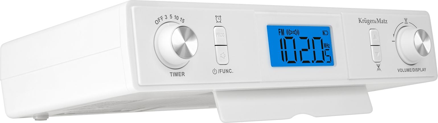 Radio kuzhine Kruger&amp;Matz KM0817, Bluetooth, montim nën dollap, e bardhë