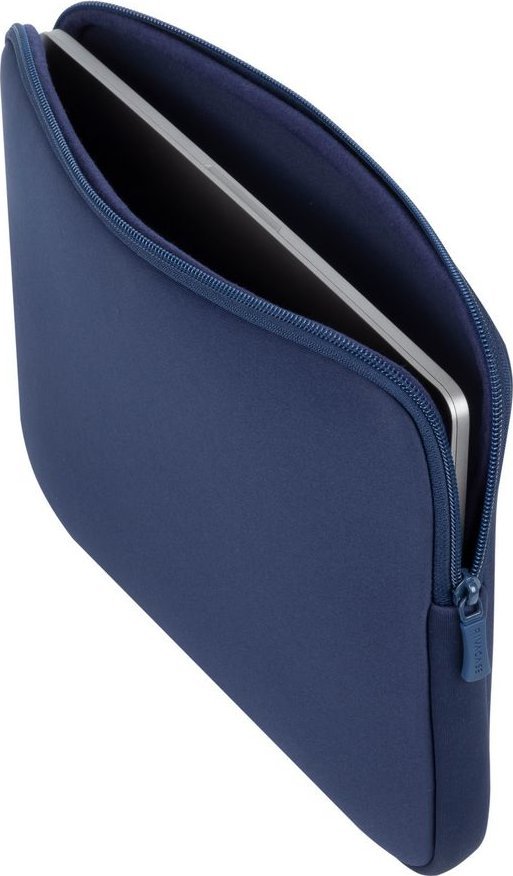 Заштитна футрола за лаптоп РИВАКЕЈС, 13\", мемори пена, црна темно сива