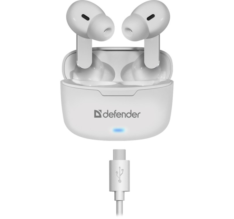 Dëgjuese Defender TWINS 903, Wireless, të bardha