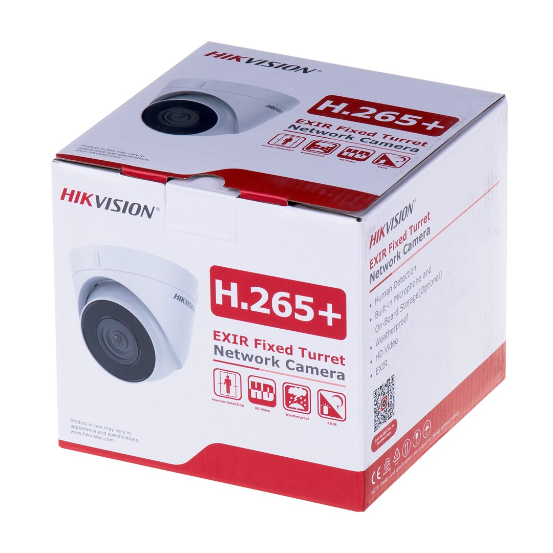 Kamerë sigurie Hikvision DS-2CD1343G2-I, 4 MP, 2560 x 1440, me detektim të lëvizjes, e bardhë