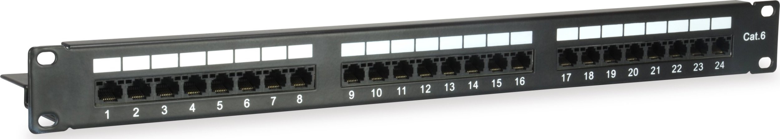 Patch panel Equip 135425, 24 porta RJ45, 1U, i zi