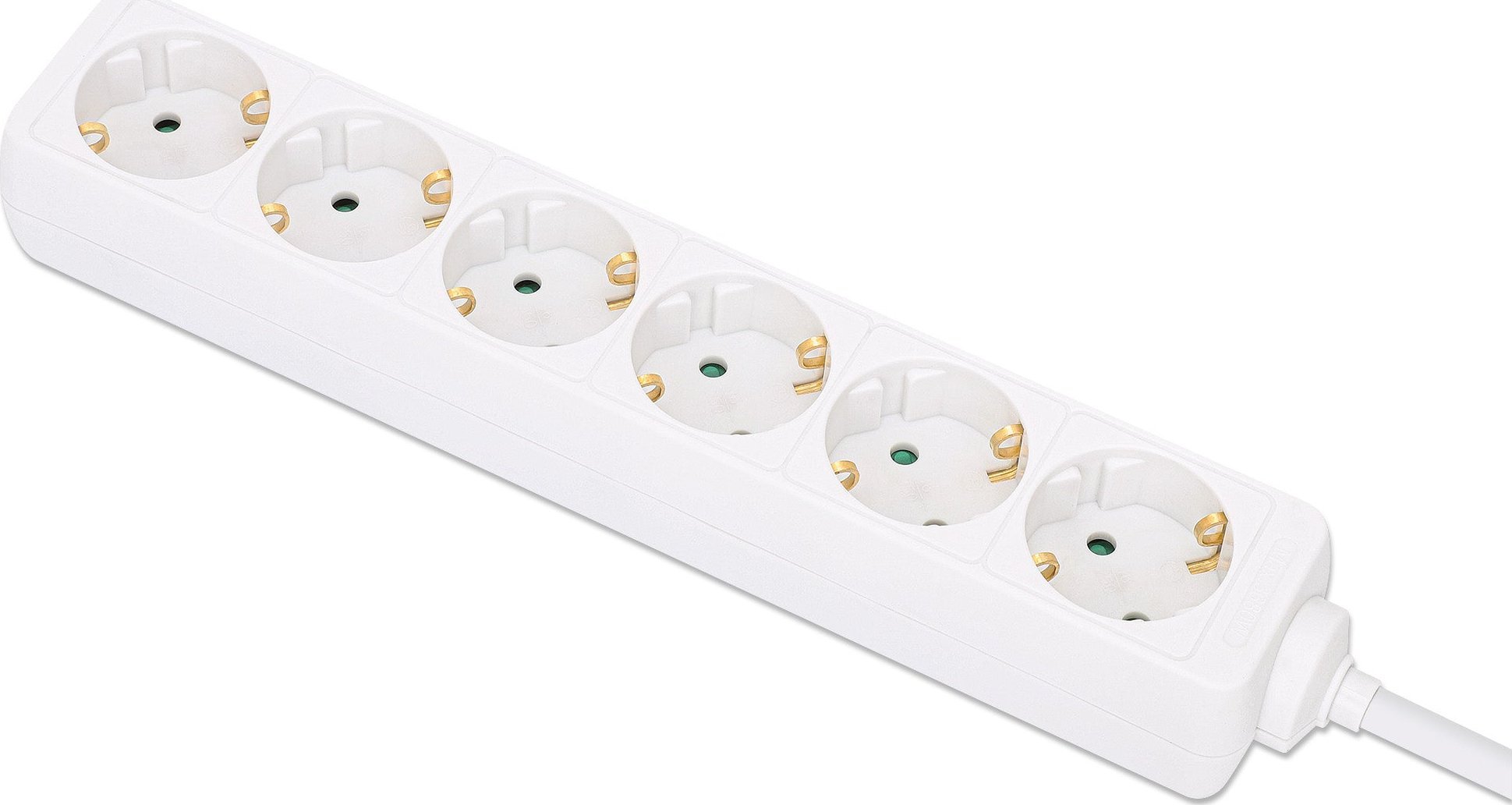 Prizë shumëshe Manhattan Power Distribution Unit EU, 6 dalje, kabllo 2m, e bardhë