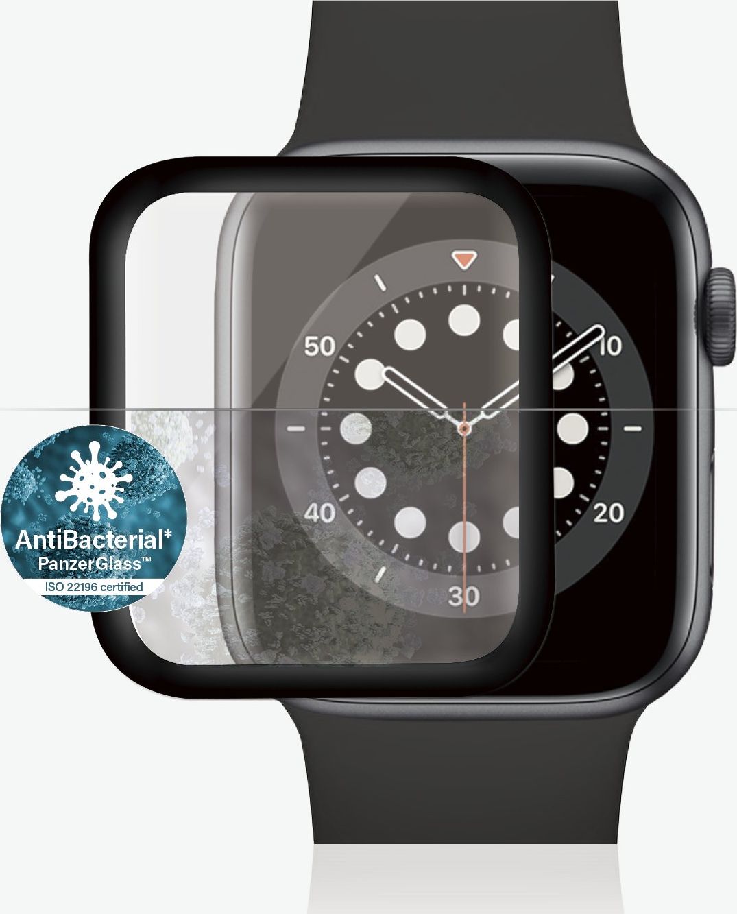 Mbrojtëse ekrani PanzerGlass, për Apple Watch Series 4/5/6/SE, 44 mm
