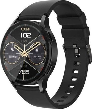 Ora inteligjente COLMI I28 Ultra AI, ekran AMOLED, Bluetooth Call, e zezë