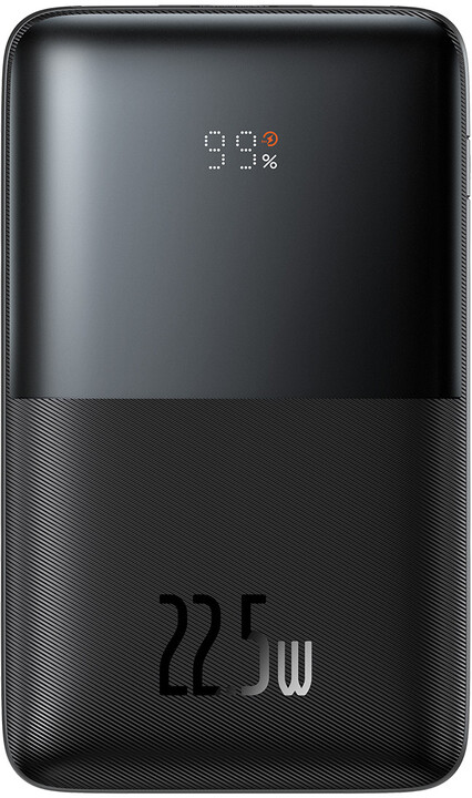Shfaq detaje për Powerbank me ekran dixhital Baseus Bipow Pro, 20000mAh, 22.5W, i zi + kabllo USB-A/USB-C, 30cm, e zezë Powerbank me ekran dixhital Baseus Bipow Pro, 20000mAh, 22.5W, i zi + kabllo USB-A/USB-C, 30cm, e zezë