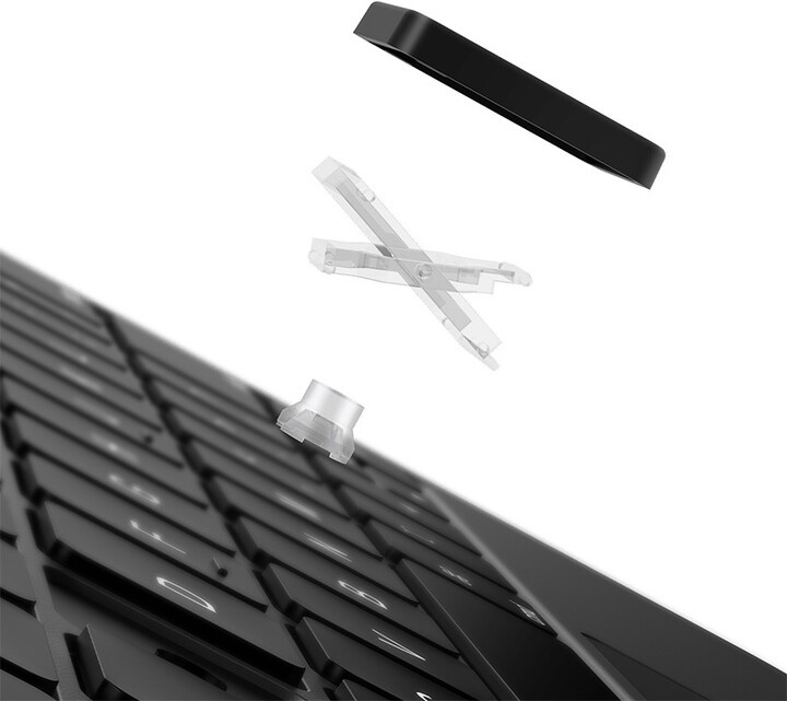 Tastierë Baseus Brilliance Series Pro për Apple iPad 10.9" 2022, e hirtë