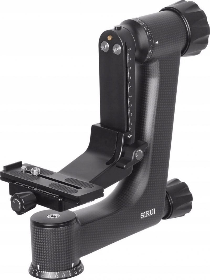 Kokë gimbal Sirui PH-30 Carbon, fibër karboni, kapacitet 30 kg, e zezë