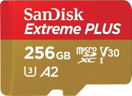 Kartë memorie SanDisk Extreme PLUS, 256GB, MicroSDXC, Class 10