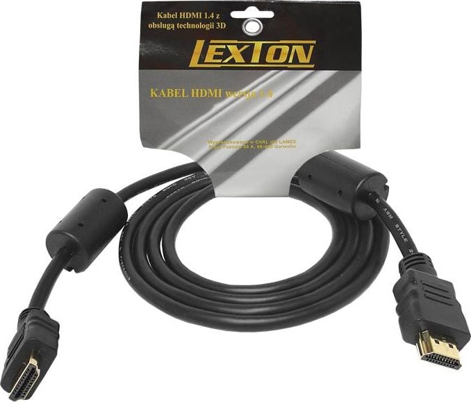 Kабел HDMI LTC LXHD20, HDMI во HDMI, 15m, црн