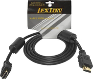 Kабел HDMI LTC LXHD20, HDMI во HDMI, 15m, црн