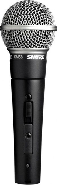 Mikrofon dinamik vokal Shure SM58S, me ndërprerës, i zi