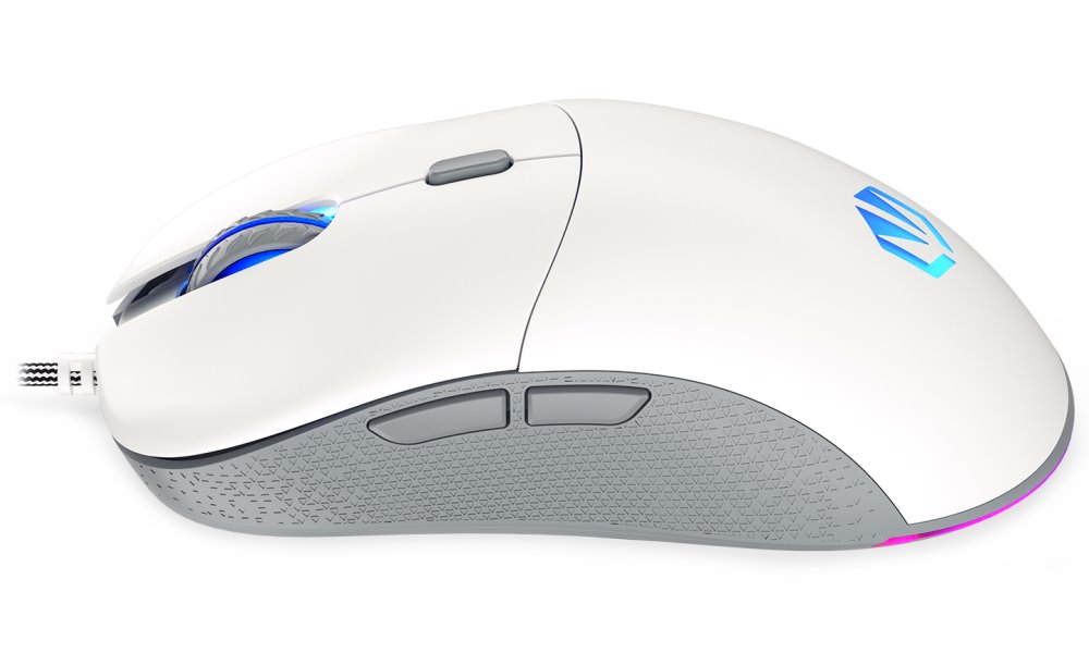 Maus ENDORFY GEM Onyx White, optik, i bardhë