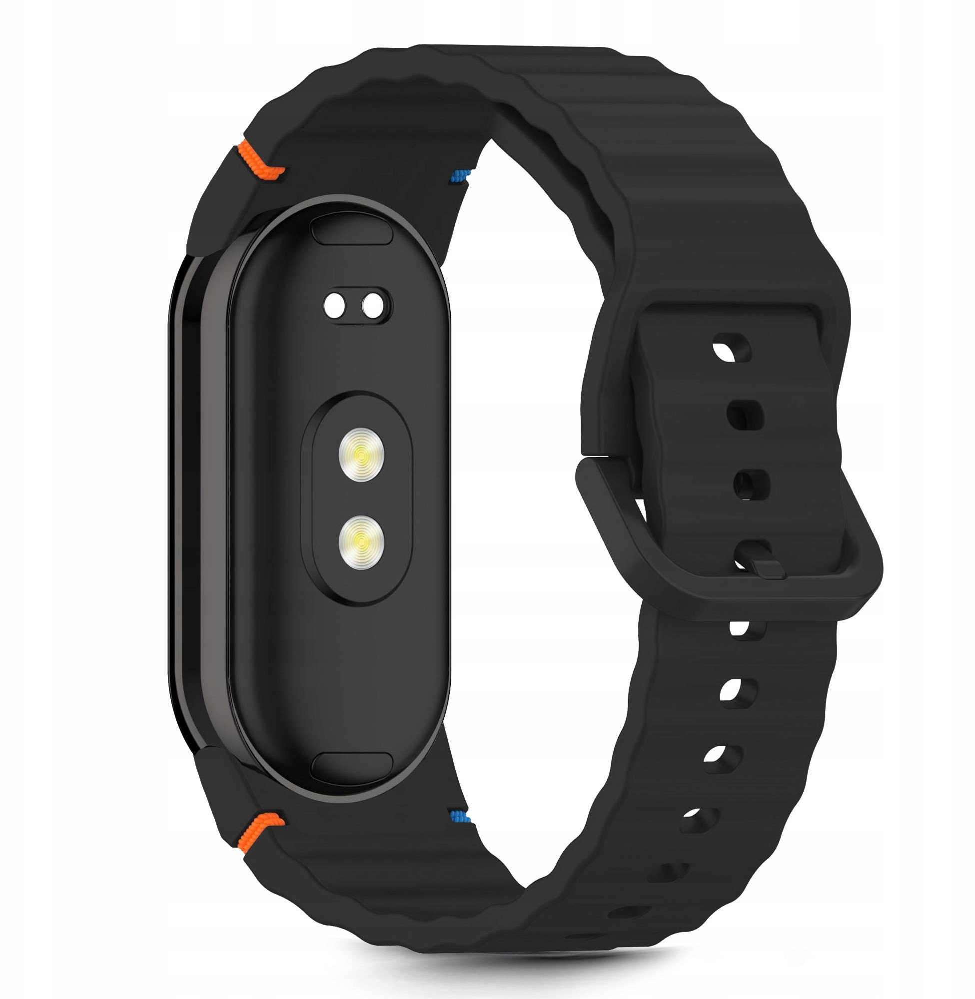 Byzylyk sportiv Tech-Protect Silicone Sports, për Xiaomi Smart Band 8 9 10 NFC, TPU silikon, i zi