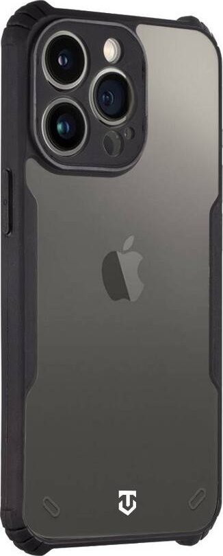 Маса за телефон Tactical Quantum Stealth Cover за iPhone 13 Pro, TPU, проѕирна со црна боја