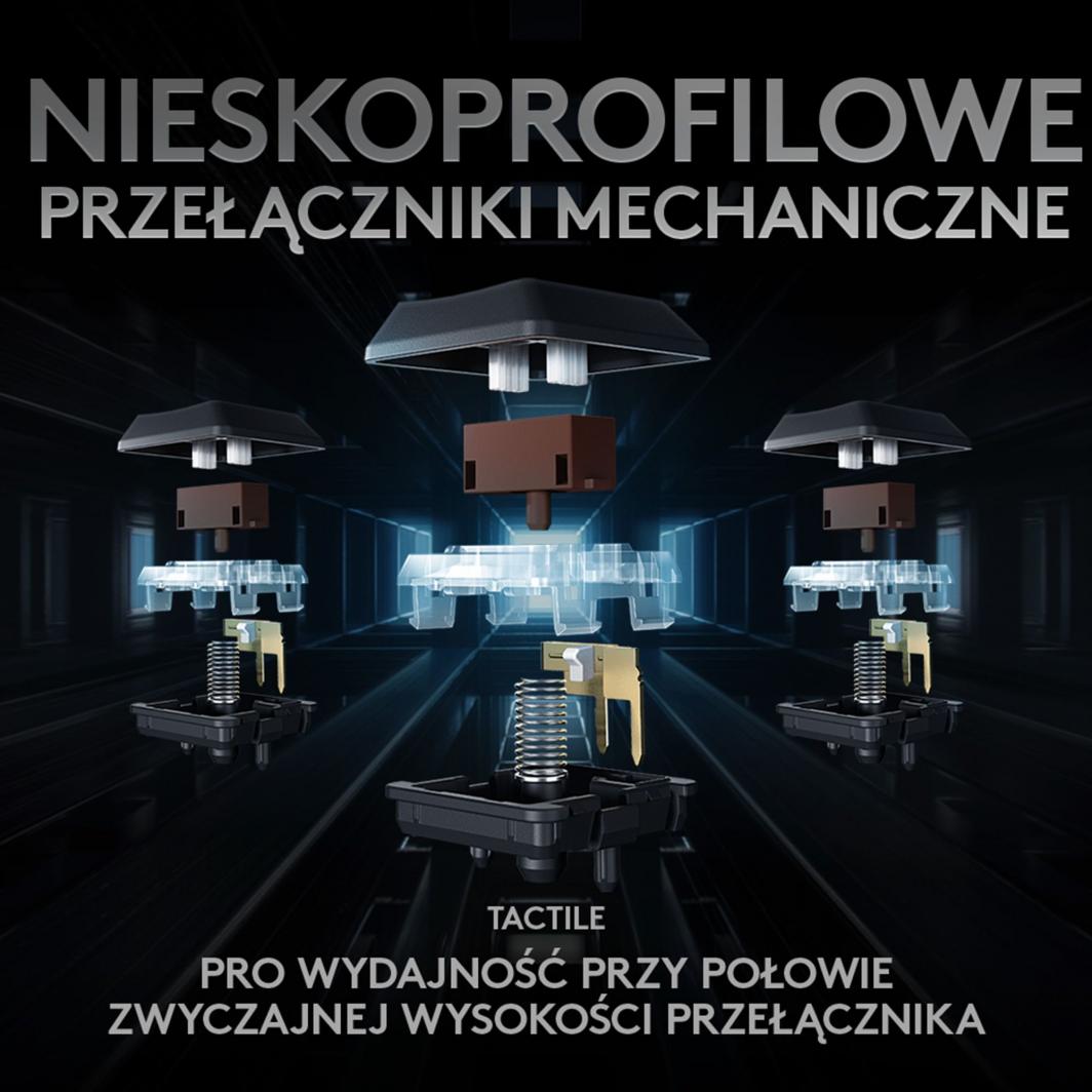 Tastierë Logitech G915 TKL, e zezë