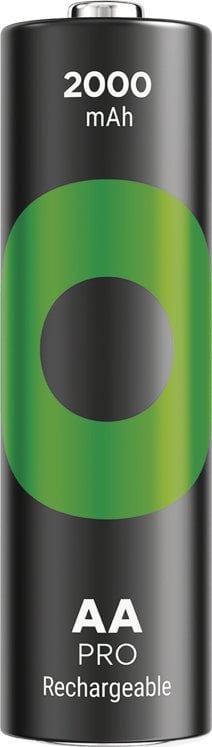 Bateri të rikarikueshme GP ReCyko Pro AA HR6, 2000 mAh, paketim 6 copë, jeshile