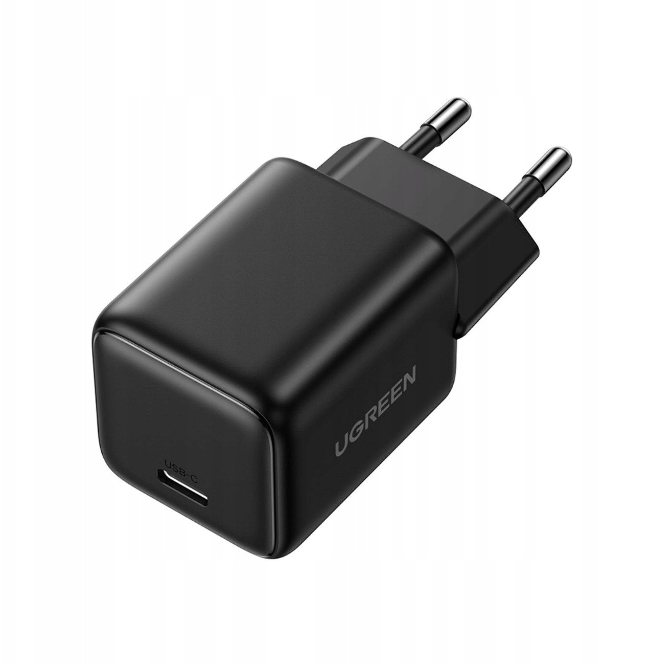 Полнач за ѕид Ugreen X513, 30W GaN, USB C со кабел 1m, црн
