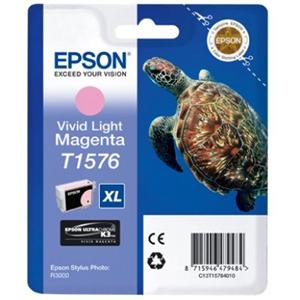 Ngjyrë EPSON T1576 për printer Stylus Photo R3000, 25.9ml, rozë