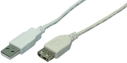 Kabllo USB LogiLink USB-A - USB-A, 3 m, e bardhë