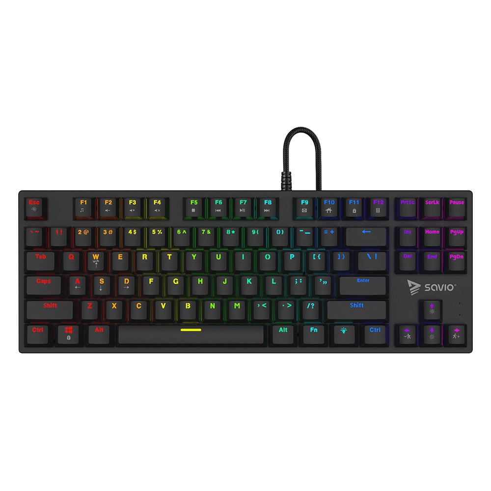 [OUTLET] Tastierë mekanike Savio Tempest X2, Outemu RED, RGB, e zezë