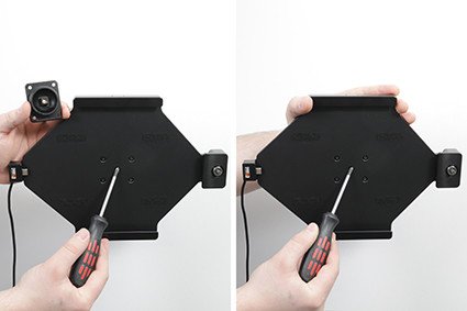 Mbajtës aktiv për tablet Brodit, për iPad 10th Gen, me kyç, i zi