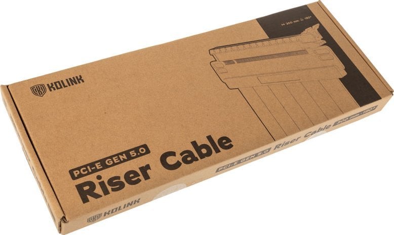 Kabllo Kolink PCIe 5.0, e zezë 