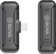 Mikrofon wireless BOYA BY-WM3T2-D1, për iPhone Lightning, 2.4 GHz, i zi