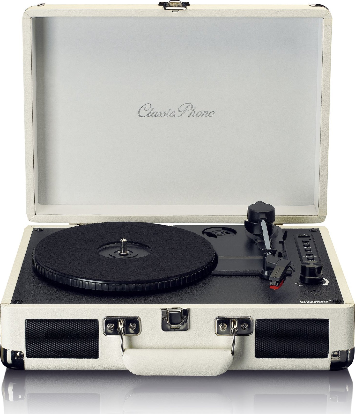 Pikap Lenco TT-115CR, Bluetooth, USB, krem