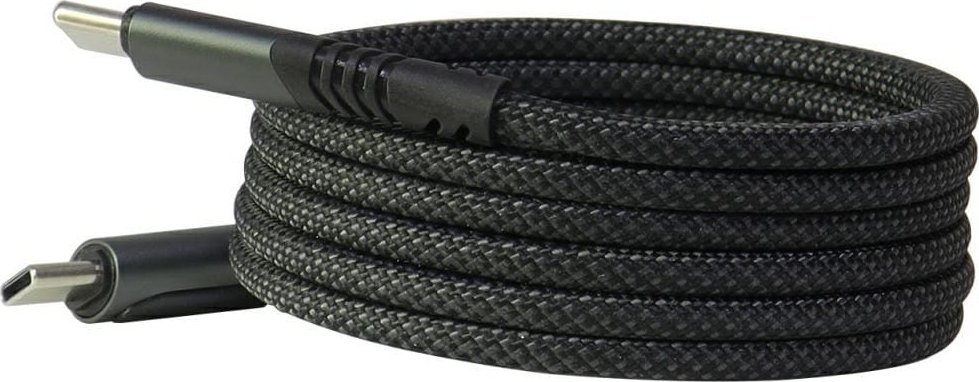 Kabllo karikimi Audi USB C në USB C 2.0, 60W, 1.2m, e zezë