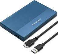 Надворешно куќиште Qoltec Enclosure Pocket, за SSD HDD 2.5", USB 3.0, до 2TB, сина