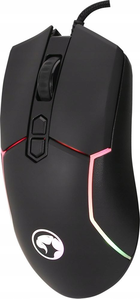 Гејминг глушец Marvo M655, 12000 DPI, 7 копчиња, со RGB осветлување, со USB кабел, црн