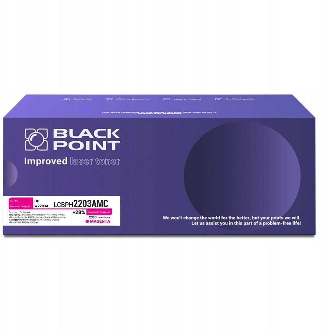 Toner Black Point LCBPH2203AMC HP W2203A, magenta, rendiment 2300 faqe