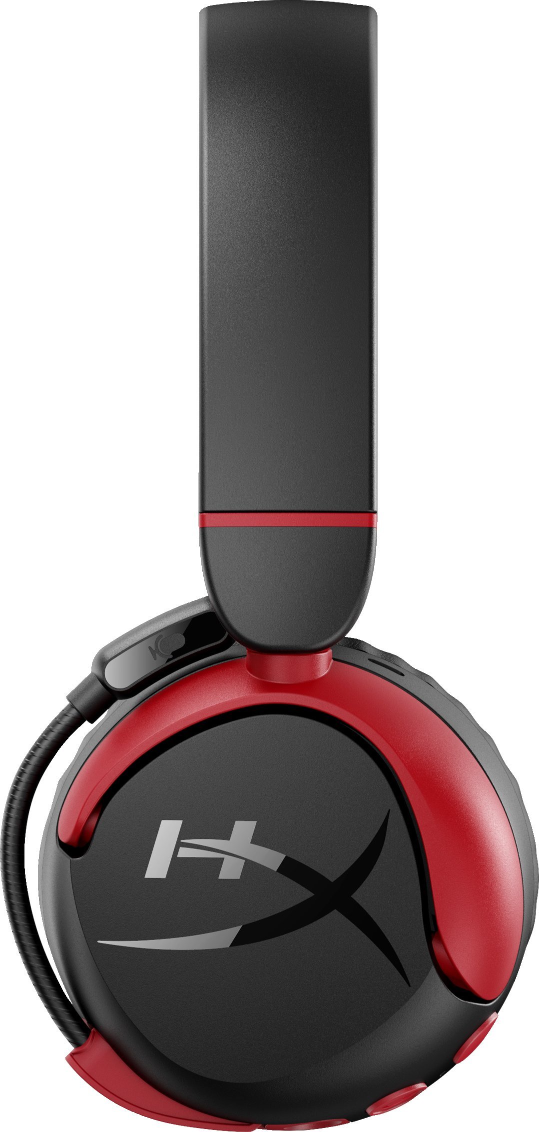 Kufje gaming pa tela HyperX Cloud Mini, Bluetooth, me mikrofon, kuqe e zezë