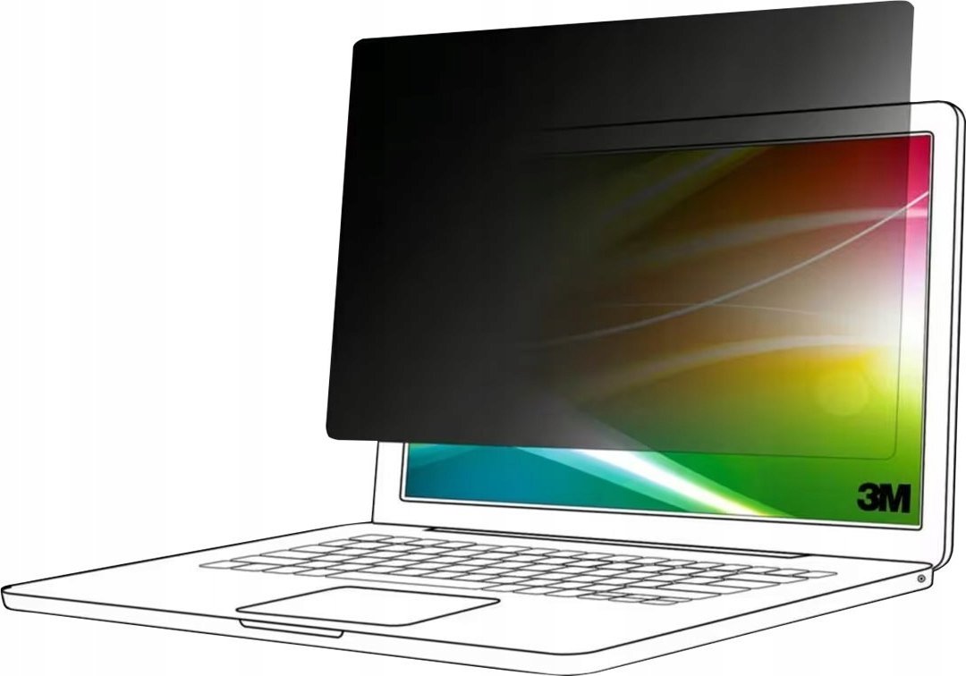 Филтер за приватност за лаптоп 3M Bright Screen BP135C3E, 13.5\", сооднос 3:2, црн