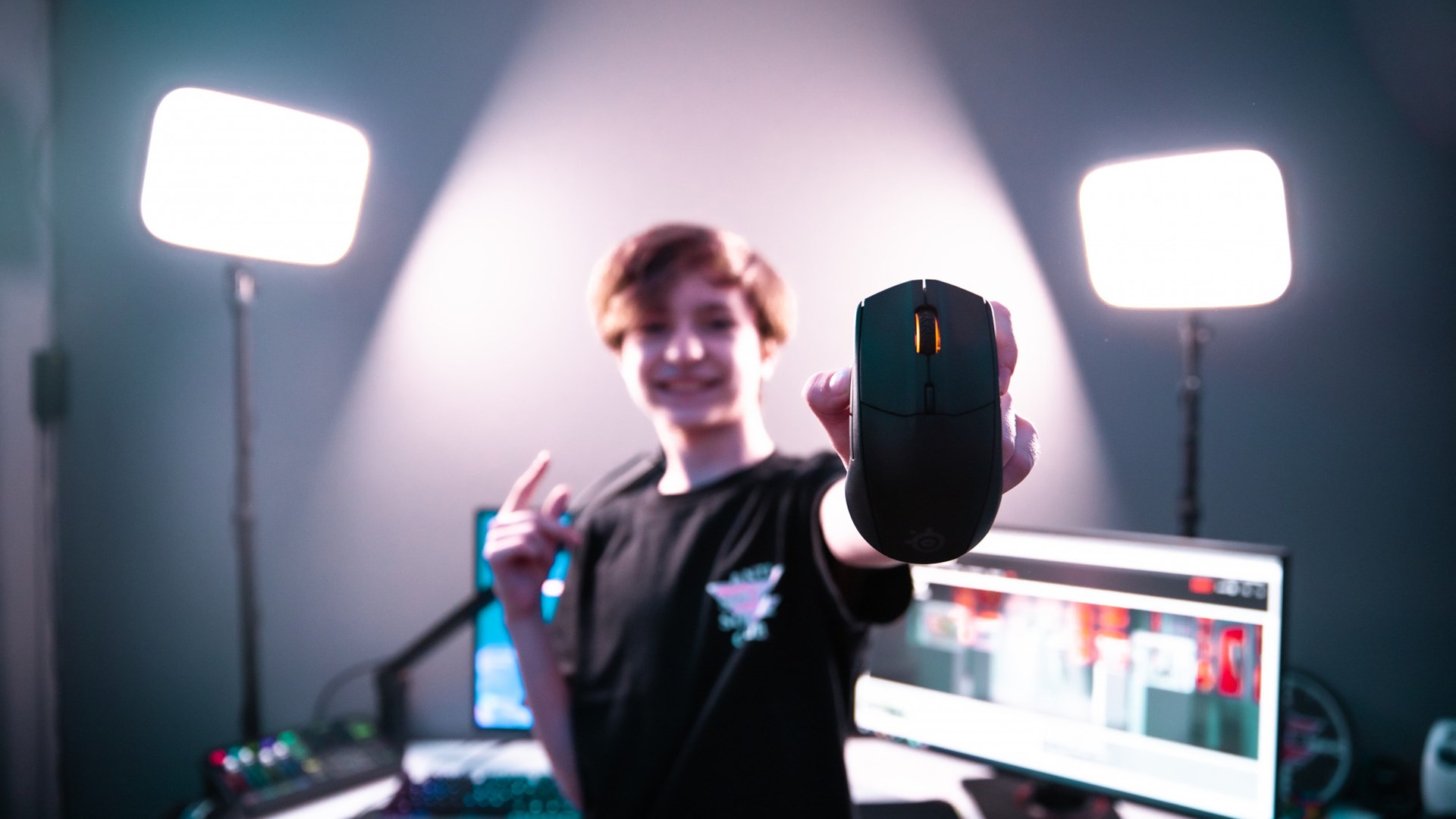 Maus lojërash SteelSeries Rival 3 Wireless, TrueMove Air, i zi