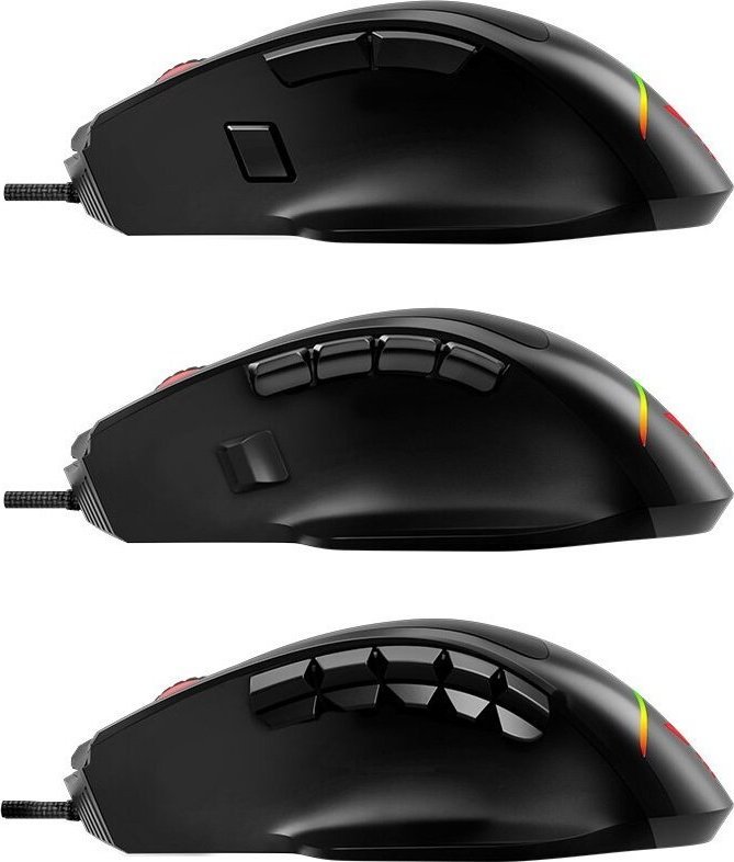 Mouse gaming Savio Valiant SAVGM-VALIANT, DPI i rregullueshëm, RGB, i zi